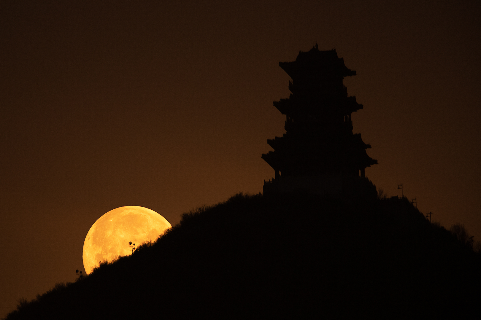 定都阁の月 - 向星
